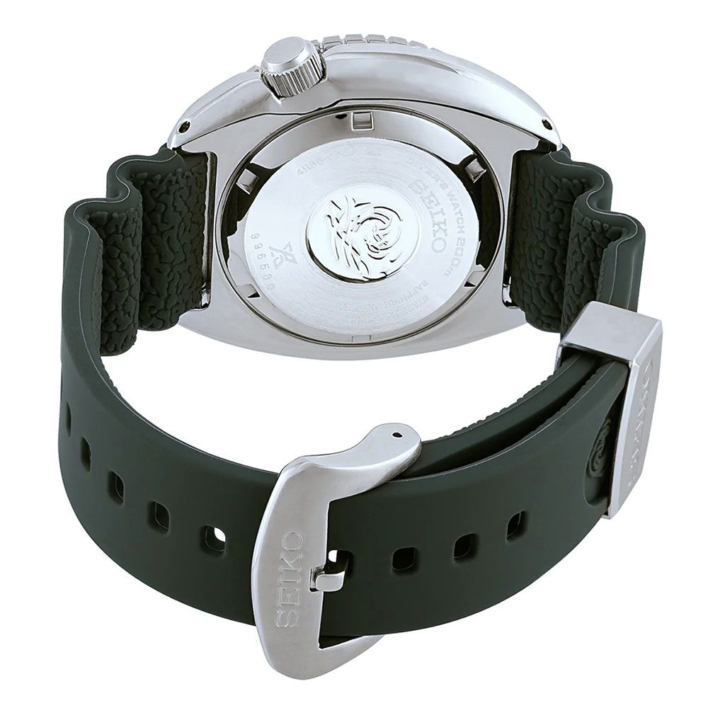 SRPE05K1 | SEIKO Prospex Male Green Automatic Silicon Watch