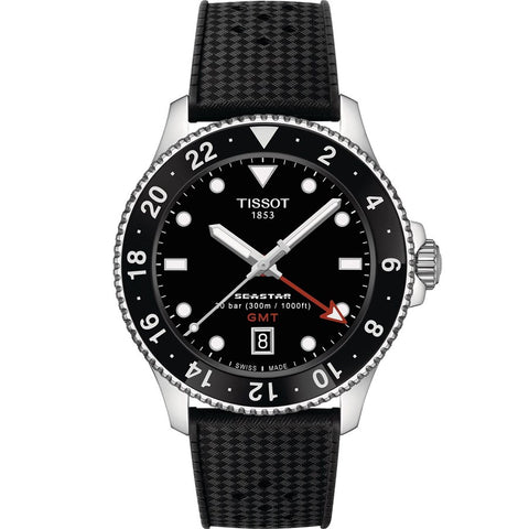 T1208521705100  | Tissot Seastar 1000 Quartz GMT - Buy Now at Sai Creations Watches