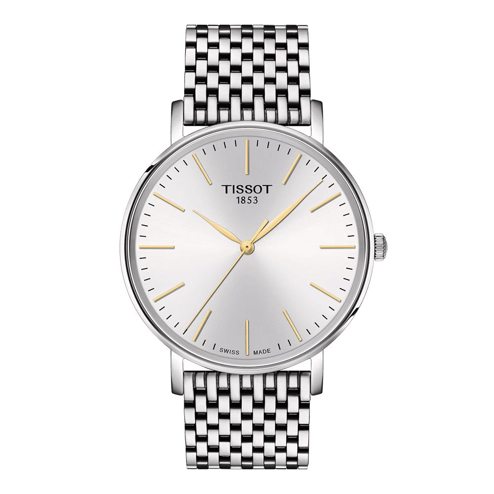 T1434101101101  |  Tissot Unisex T-classic Round White Watches
