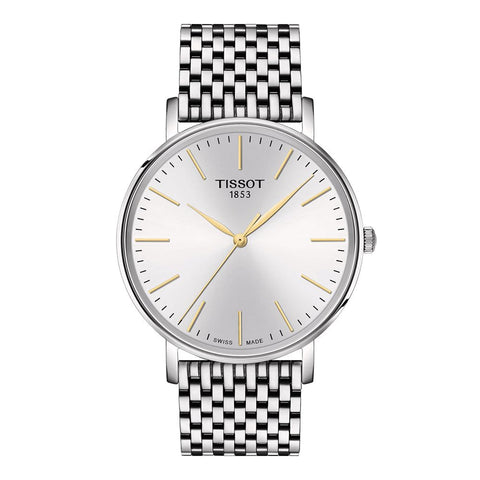 T1434101101101  |  Tissot Unisex T-classic Round White Watches - Buy Now at Sai Creations Watches