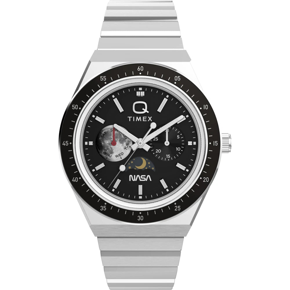 Timex watch with NASA logo on a white background