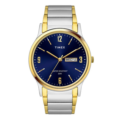 Timex Classics Men's Mechanical Automatic Wind Blue Dial Watch -TW000R436