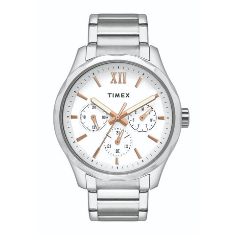 Timex Empera Men's White Dial Round Case Multifunction Watch -TW0TG7602 - Buy Now at Sai Creations Watches