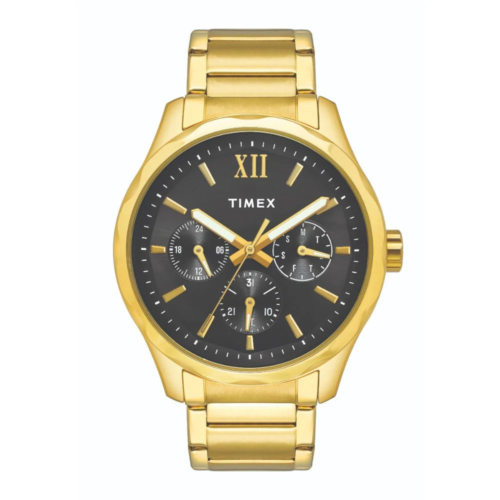 Timex Empera Men's Black Dial Round Case Multifunction Watch -TW0TG7603