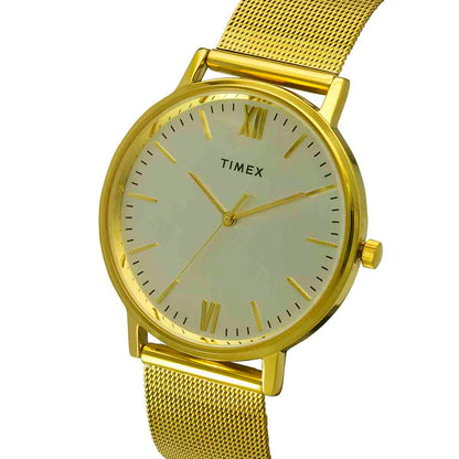 Timex Men's Silver Dial Analog Stainless Steel Watch TW0TG8010