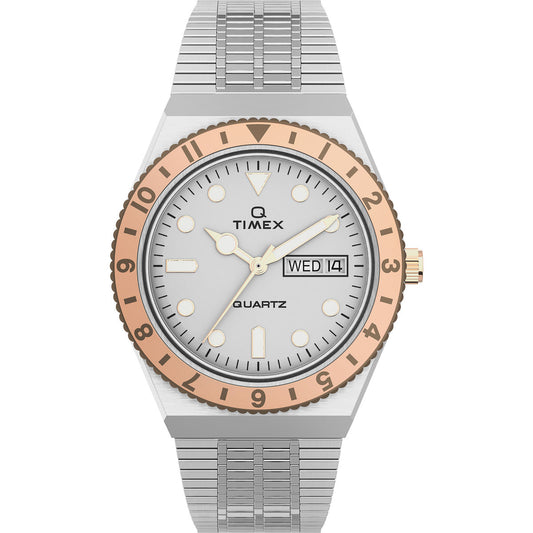 TW2U95600UJ Q Timex Stainless Steel Bracelet Watch (Women)