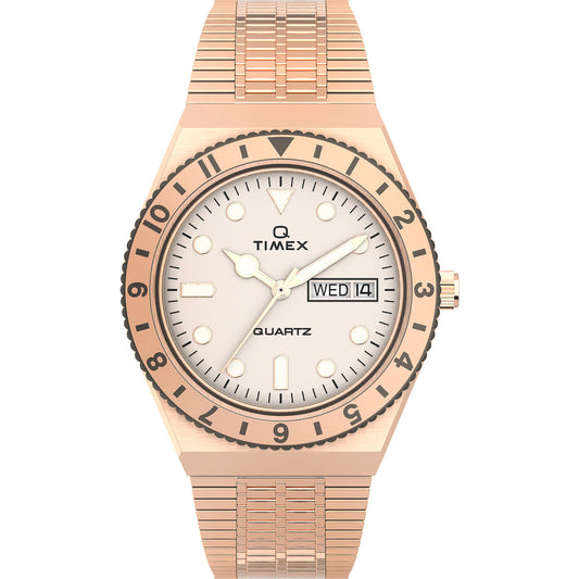 TW2U95700UJ Q Timex Stainless Steel Bracelet Watch (Women)