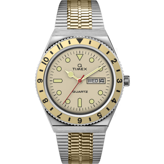 TW2V18600U9 Beige Q Timex Reissue Stainless Steel Bracelet Watch (Men)