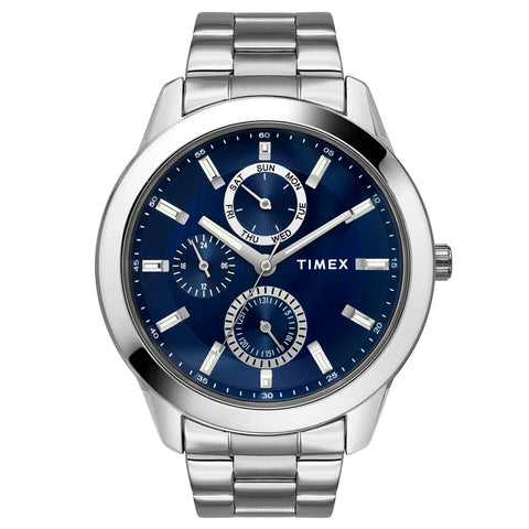 Timex Fashion Men's Blue Dial Round Case Multifunction Watch - TWEG18507 - Buy Now at Sai Creations Watches