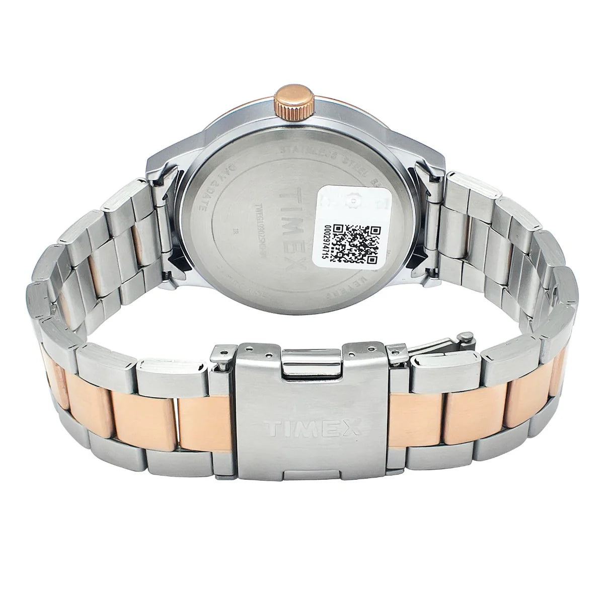 Timex Fashion Men's Beige Dial Round Case Multifunction Watch -TWEG19902