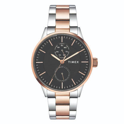 Timex Fashion Men's Black Dial Round Case Multifunction Watch -TWEG19903