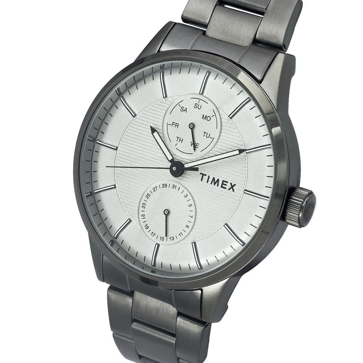 Timex Fashion Men's Grey Dial Round Case Multifunction Watch -TWEG19904