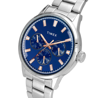 Timex Fashion Men Blue Round Multifunction Dial Watch -TWEG19909