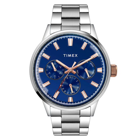Timex Fashion Men Blue Round Multifunction Dial Watch -TWEG19909 - Buy Now at Sai Creations Watches