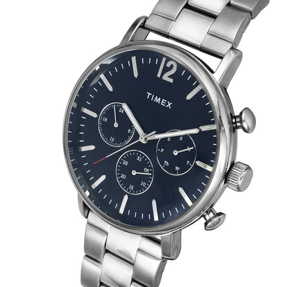 Timex Timex Fashion Men's Black Dial Round Case Multifunction Watch -TWEG20011