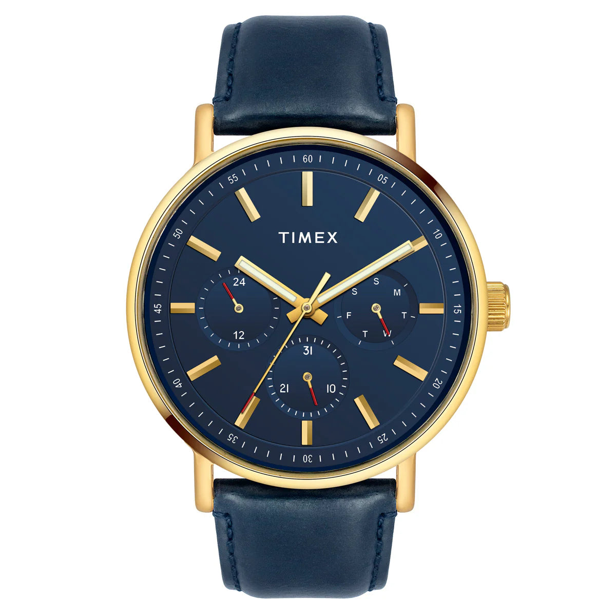 Timex Fashion Men's Blue Round Multifunction Dial Watch -TWEG20016