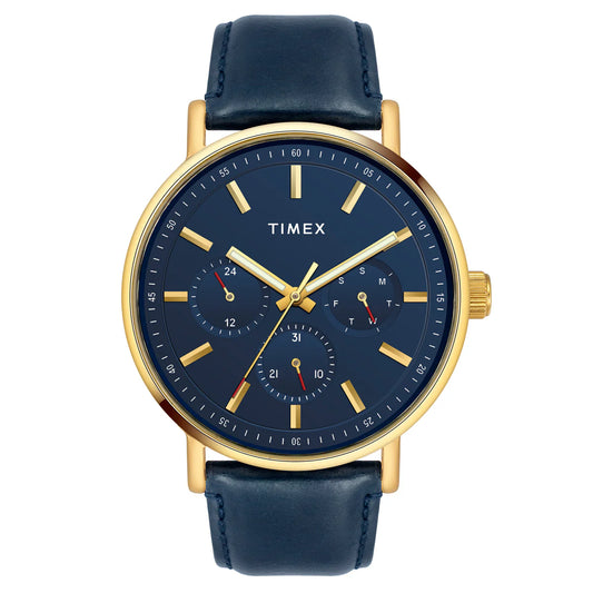 Timex Fashion Men's Blue Round Multifunction Dial Watch -TWEG20016