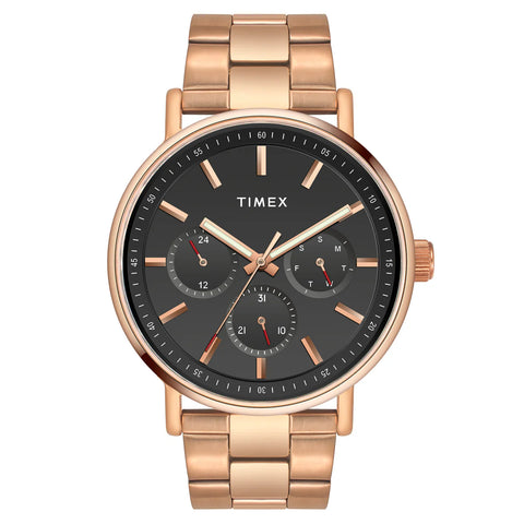 Timex Fashion Men's Black Round Multifunction Dial Watch -TWEG20018 - Buy Now at Sai Creations Watches