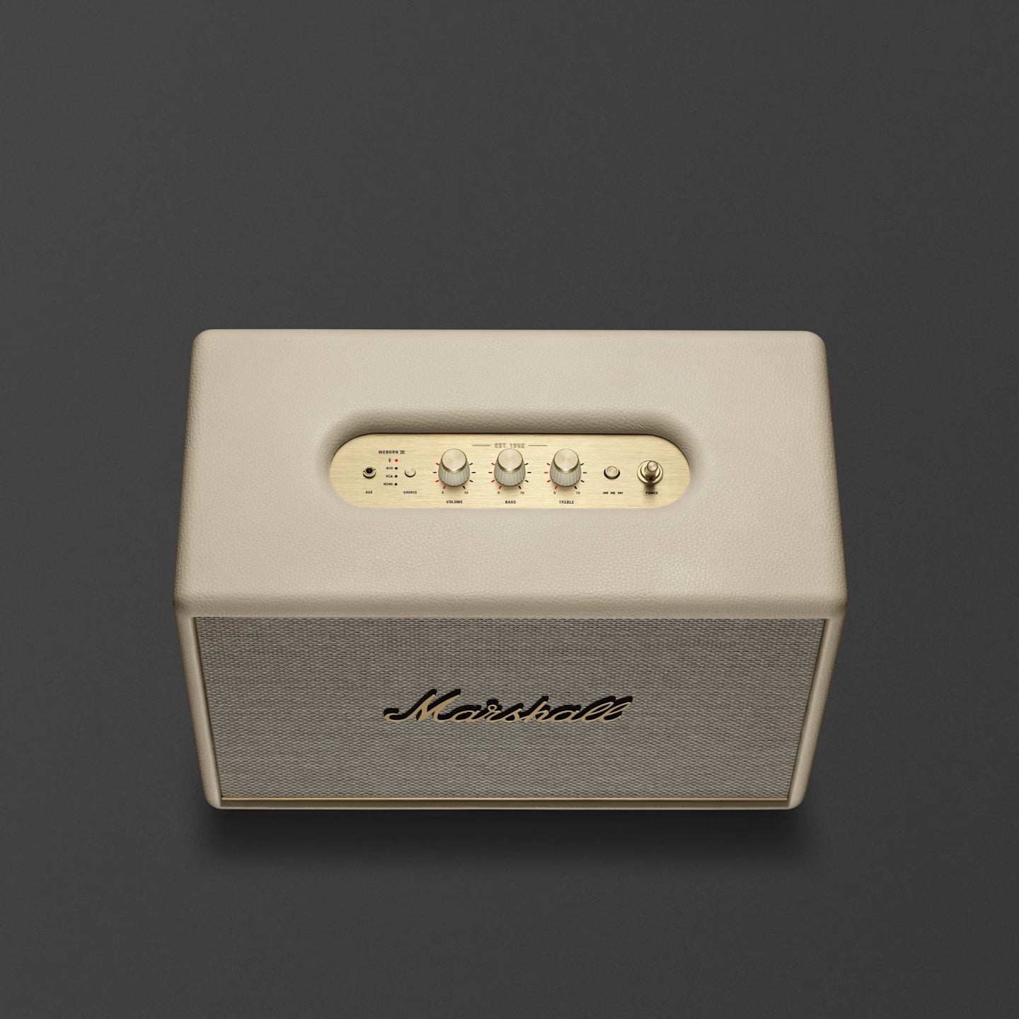 WOBURN III  Bluetooth speaker delivering home-shaking signature sound Cream